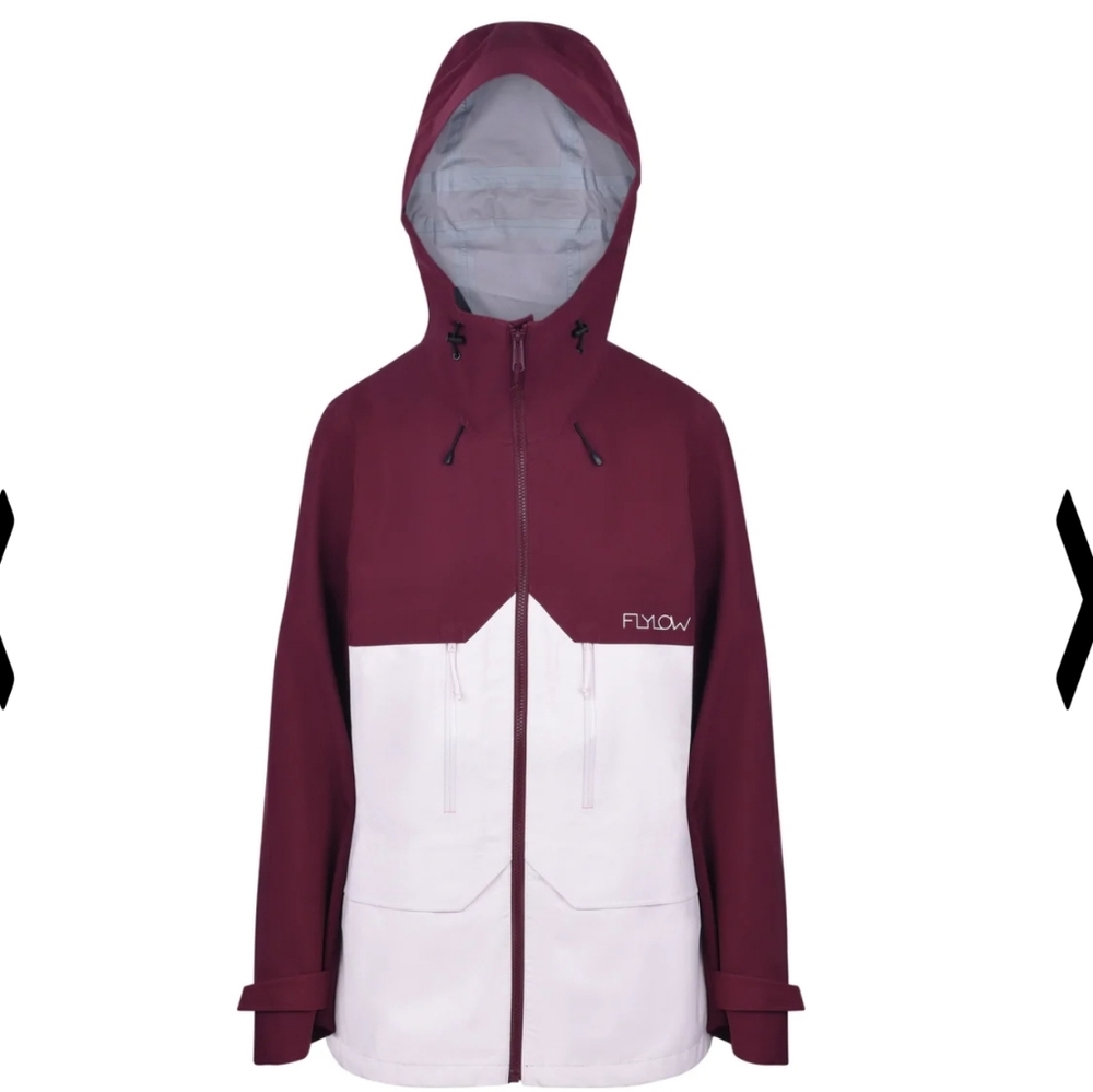 NWT FlyLow Puma Snow Shell/Jacket Maroon & Pink